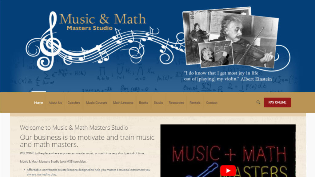 Music & Math Masters Studio
